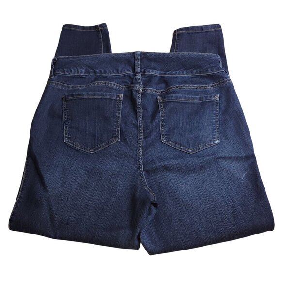 Torrid Womens Skinny Jeans 14 Dark Wash Mid Rise Stretch Imperfect - Picture 2 of 8